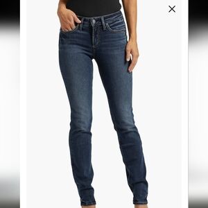 Silver Jeans Women's Dark Blue Skinny Jeans